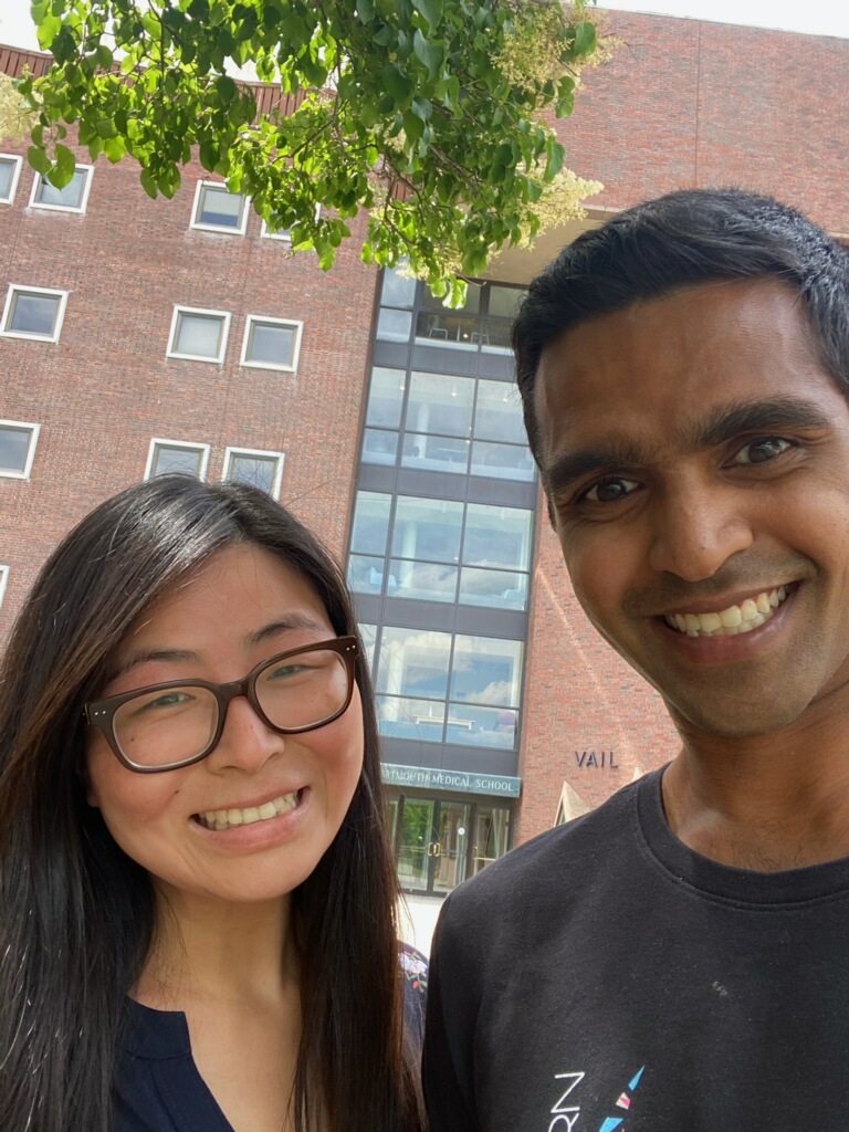 Neel and His Late Wife before Her Cancer Diagnosis